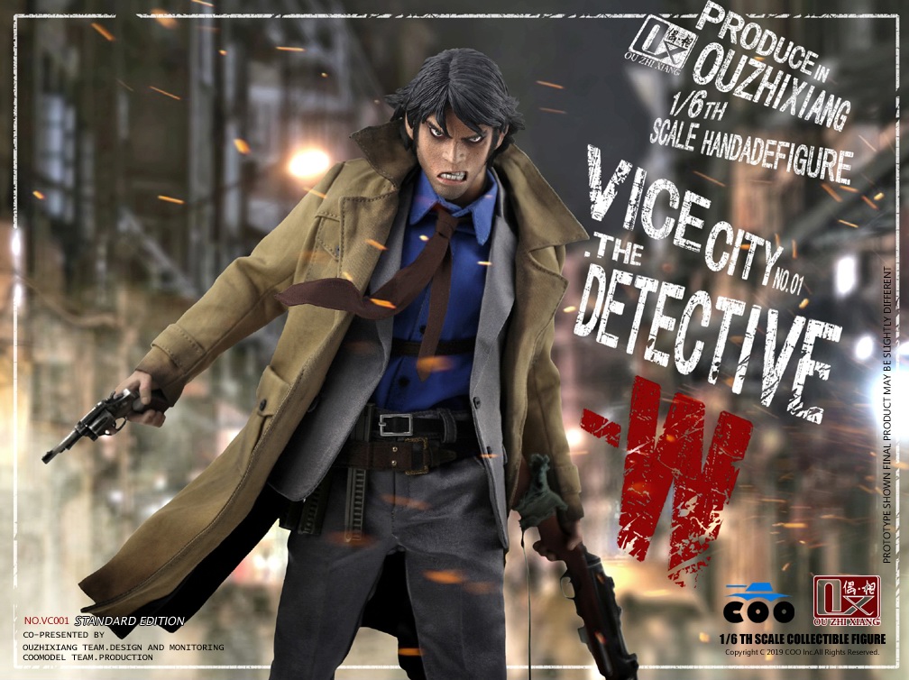 COOModel - NEW PRODUCT: COOMODEL X Even: 1/6 Vice City - Detective W [Standard Edition & Collector's Edition] - Four-headed configuration 20261910