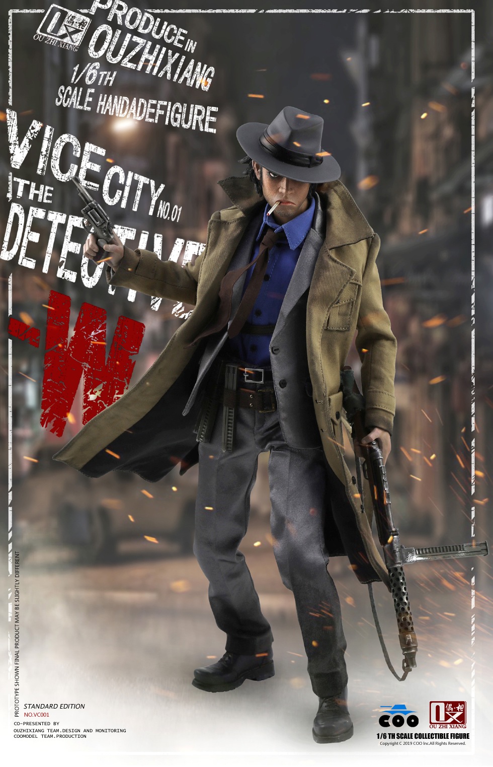 Werewolf - NEW PRODUCT: COOMODEL X Even: 1/6 Vice City - Detective W [Standard Edition & Collector's Edition] - Four-headed configuration 20262310