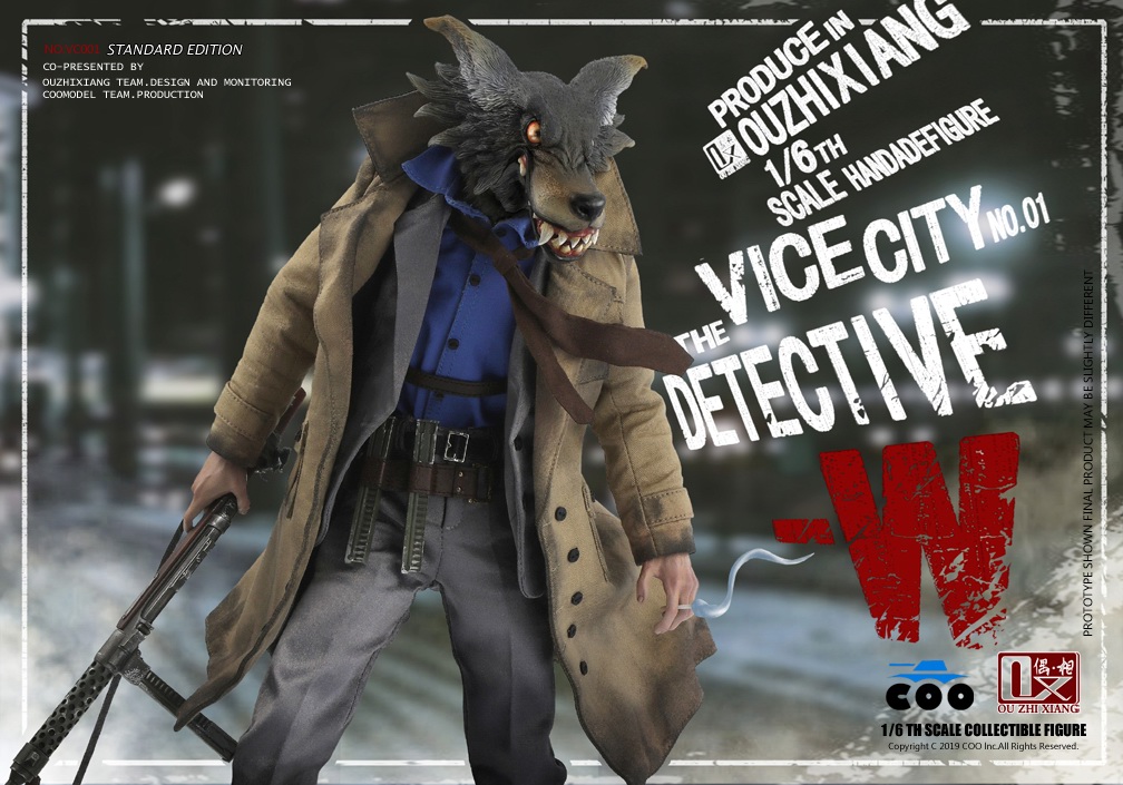 Werewolf - NEW PRODUCT: COOMODEL X Even: 1/6 Vice City - Detective W [Standard Edition & Collector's Edition] - Four-headed configuration 20262911