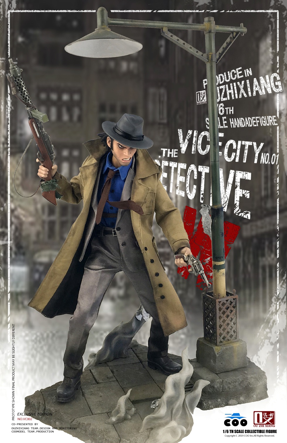 Stylized - NEW PRODUCT: COOMODEL X Even: 1/6 Vice City - Detective W [Standard Edition & Collector's Edition] - Four-headed configuration 20282410