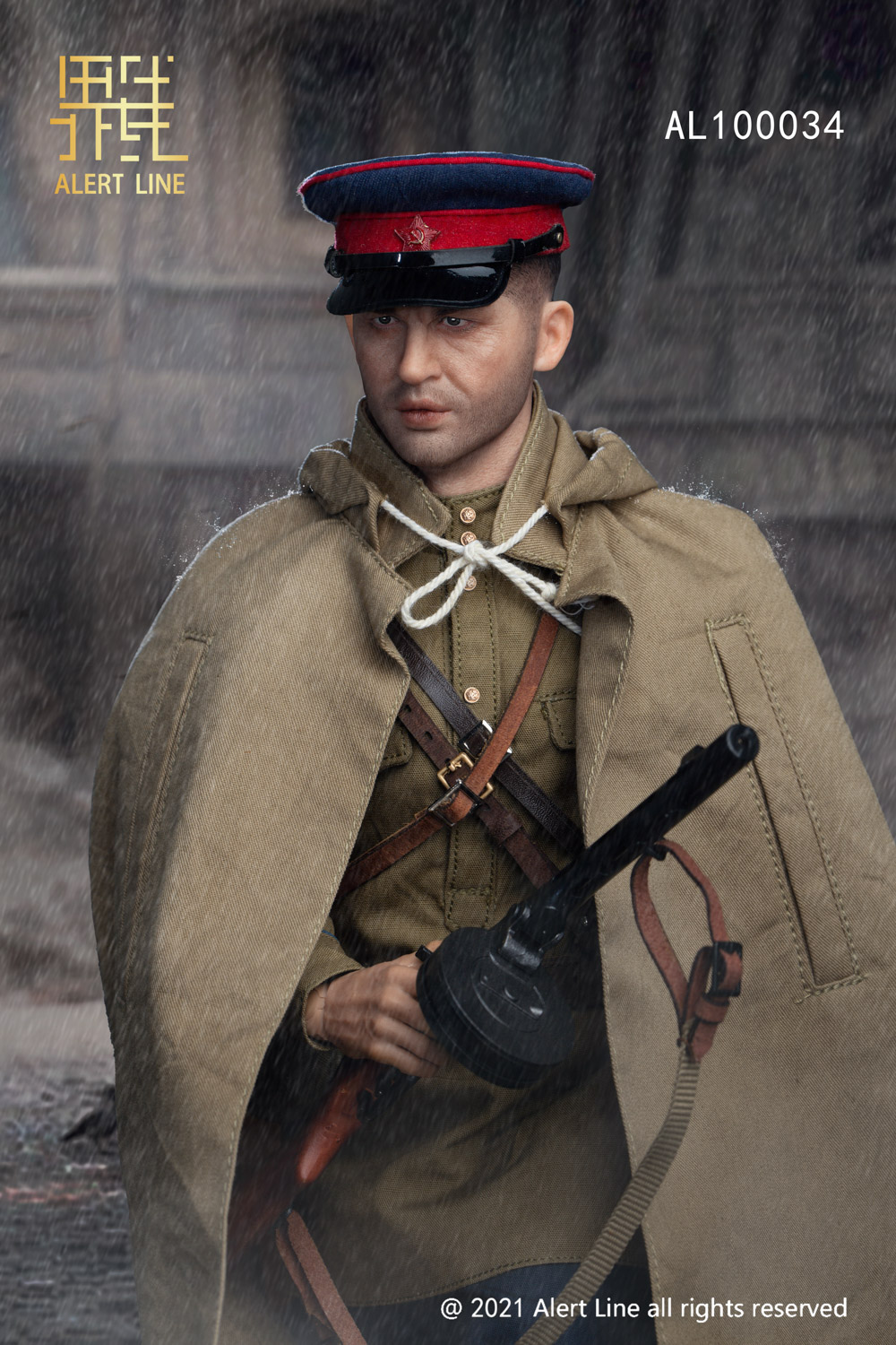 BoundaryLine - NEW PRODUCT: Alert Line boundary line game model: 1/6 WWII Soviet NKVD officer #AL100034 [Add field cap] 20332010