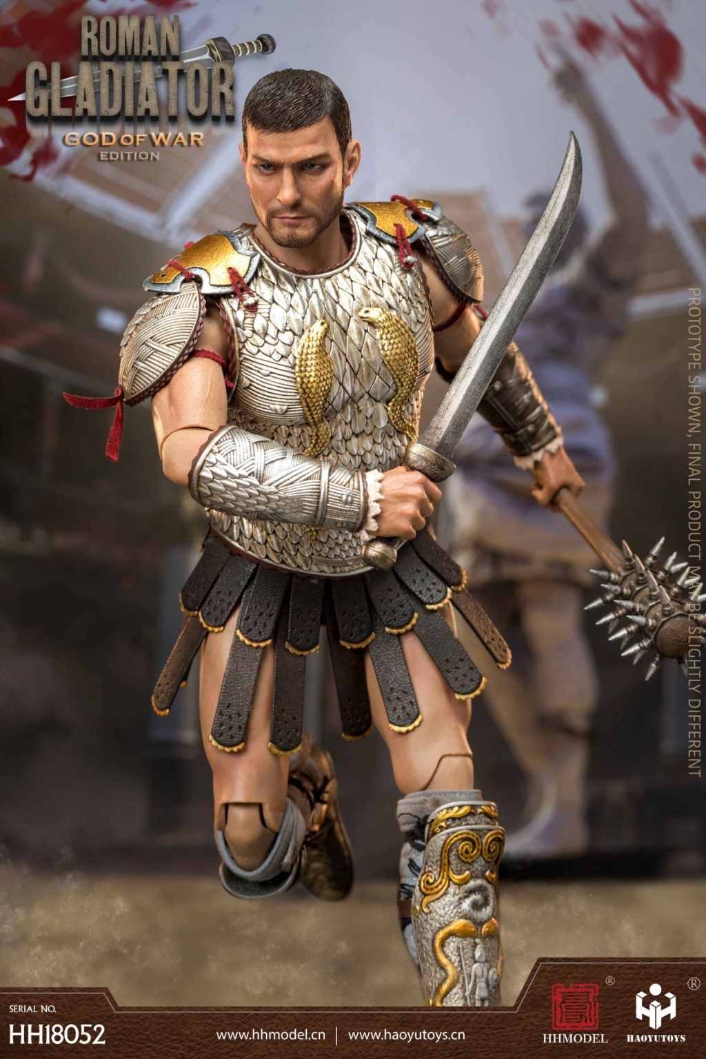 NEW PRODUCT: HHMODEL & HAOYUTOYS: 1/6 Imperial Legion Series - Roman Gladiator [God of War Edition] HH18052 & [Hunt Edition] HH18053 20384511