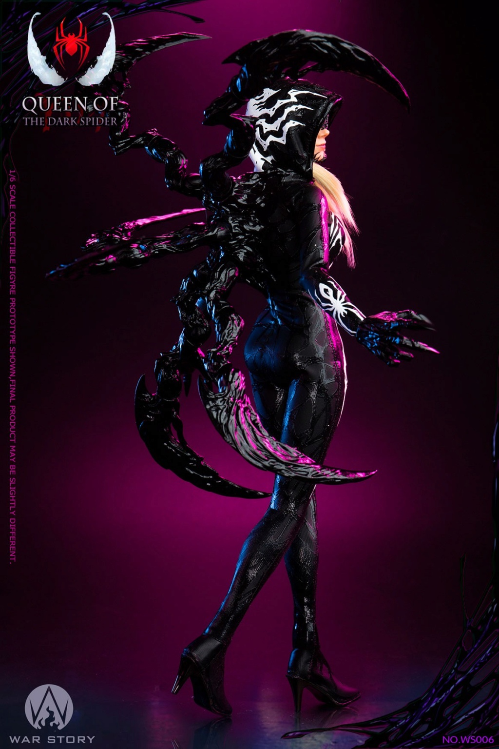 NEW PRODUCT: War Story: 1/6 Black Poison Queen Action Figure WS006 -A Regular Version & B Deluxe  20420110