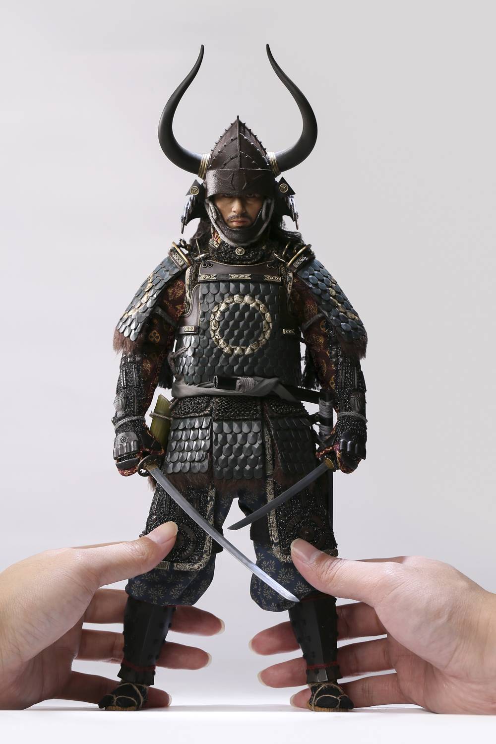NEW PRODUCT: POPTOYS: 1/6 Warrior Samurai-Oshi [100% Die Casting Alloy Sheet All Steel Sheet Fish Scale Armor] & Commoner Edition [5 styles in total] Loyal Warriors 20493111