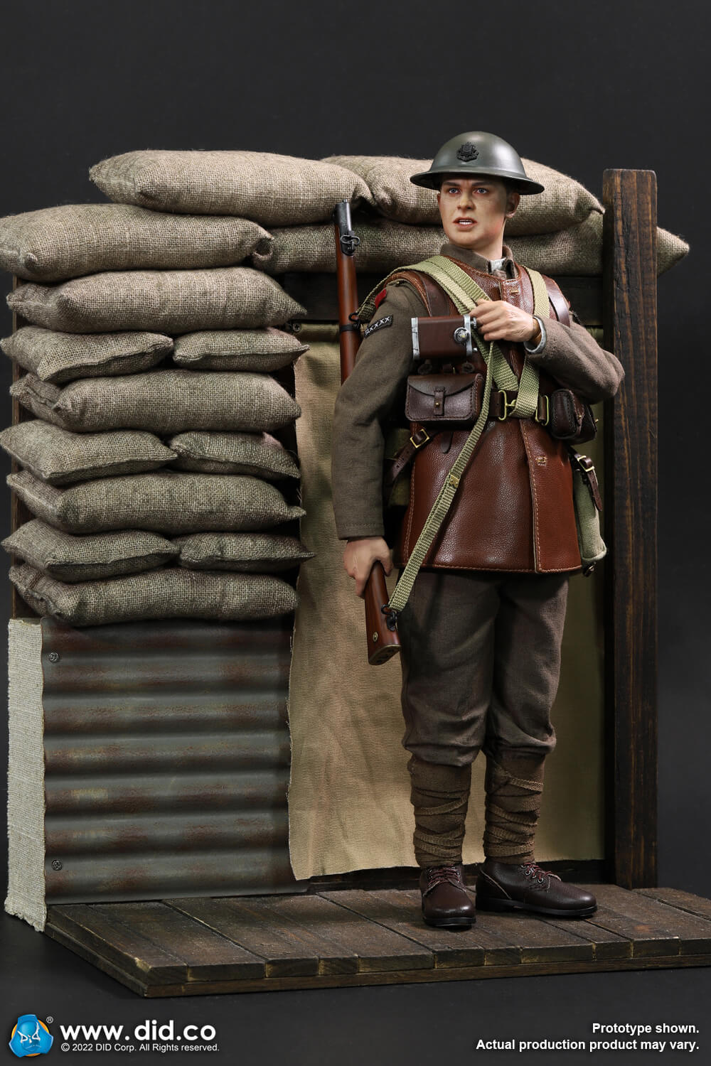 Trench - NEW PRODUCT: DiD: B11013 – 1/6 scale WWI British Infantry Lance Corporal Tom & E60064 – WWI Trench Diorama Set B 21009