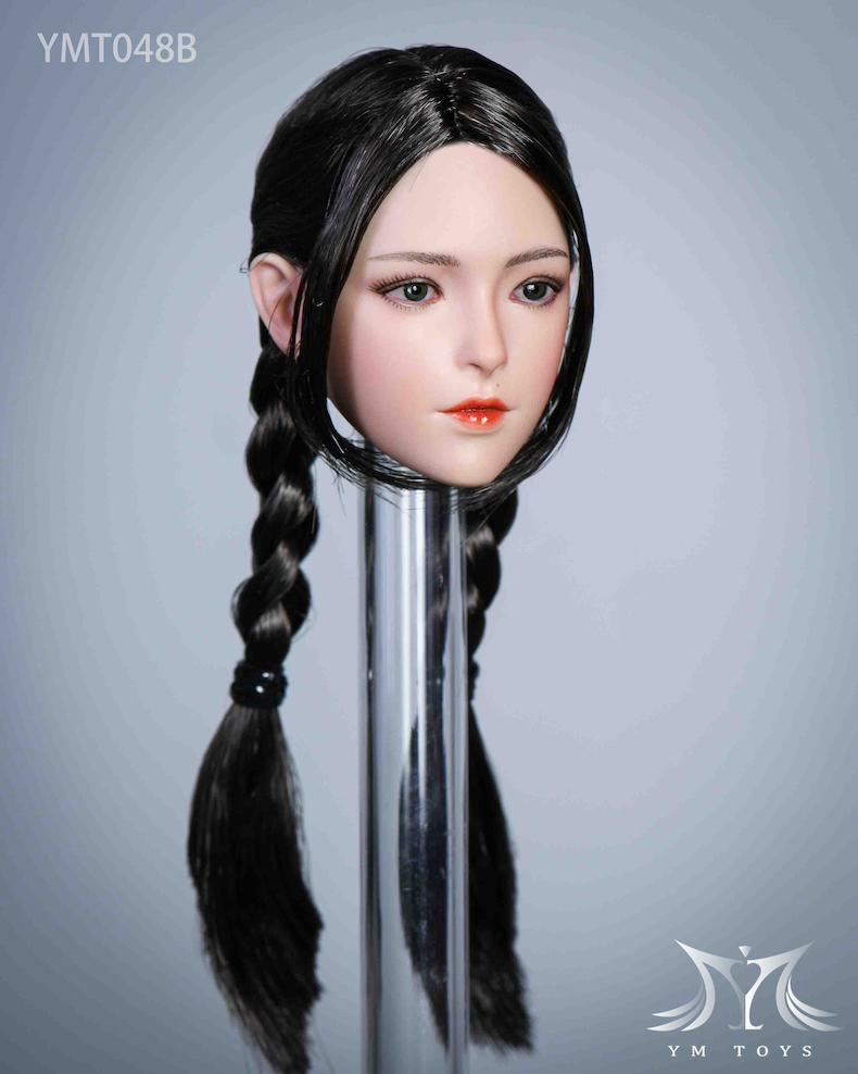 NEW PRODUCT: YMToys: 1/6 hair transplant female head carving YMT048 Huier 21035411