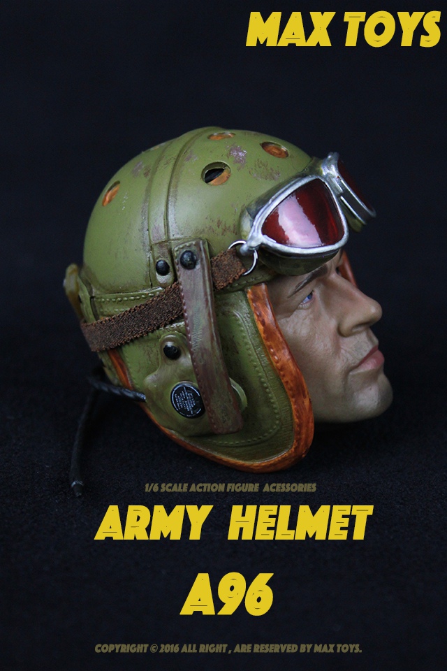 Historical - NEW PRODUCT: MAX TOYS: 1/6 WWII US Army Tank Helmet / US ARMY HElMET - A total of 3 reprints 21065610
