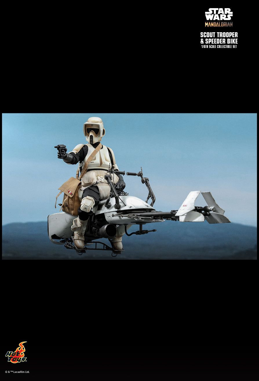 TheChildexclusive - NEW PRODUCT: HOT TOYS: THE MANDALORIAN SCOUT TROOPER AND SPEEDER BIKE 1/6TH SCALE COLLECTIBLE SET 21146