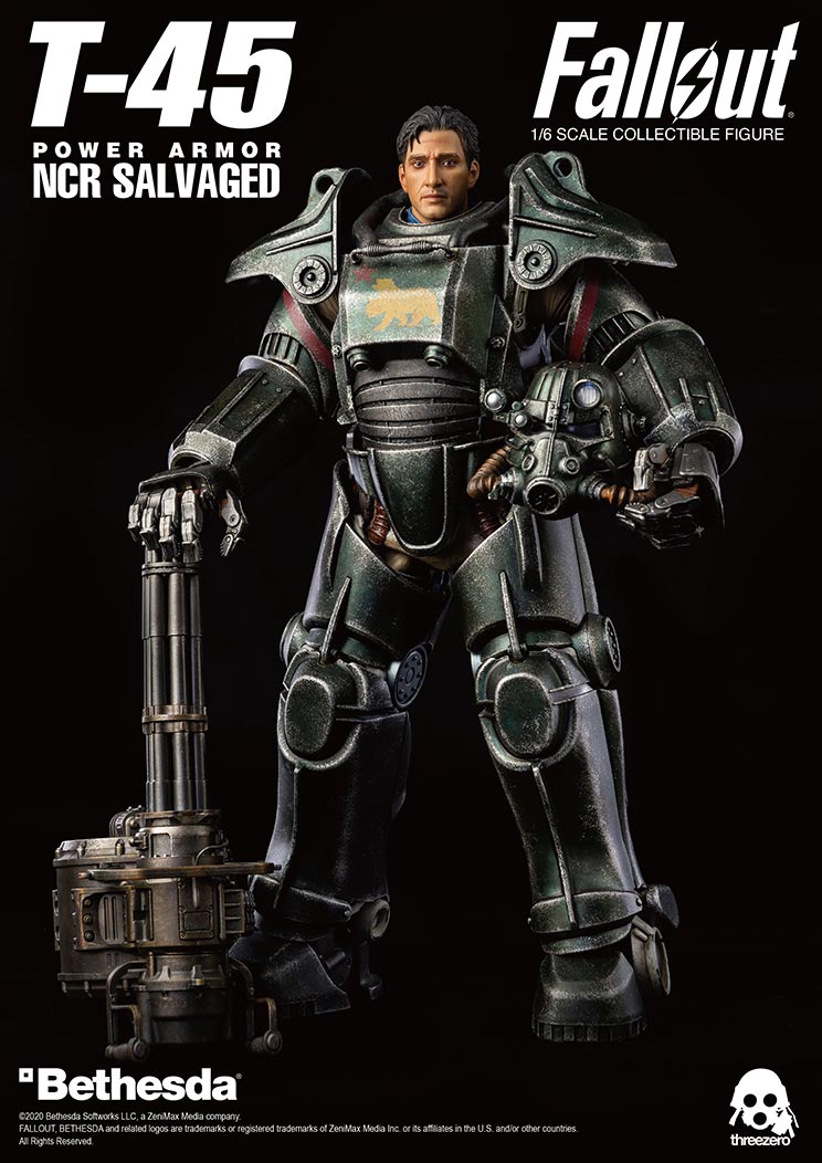 Threezero - NEW PRODUCT: Threezero: 1/6 scale Fallout T-45 NCR Salvaged Power Armor 21160