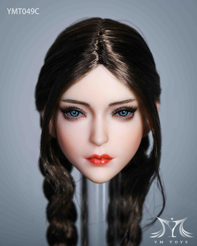 NEW PRODUCT: YMToys: 1/6 Hair transplant beauty head carving orange YMT049 21182011