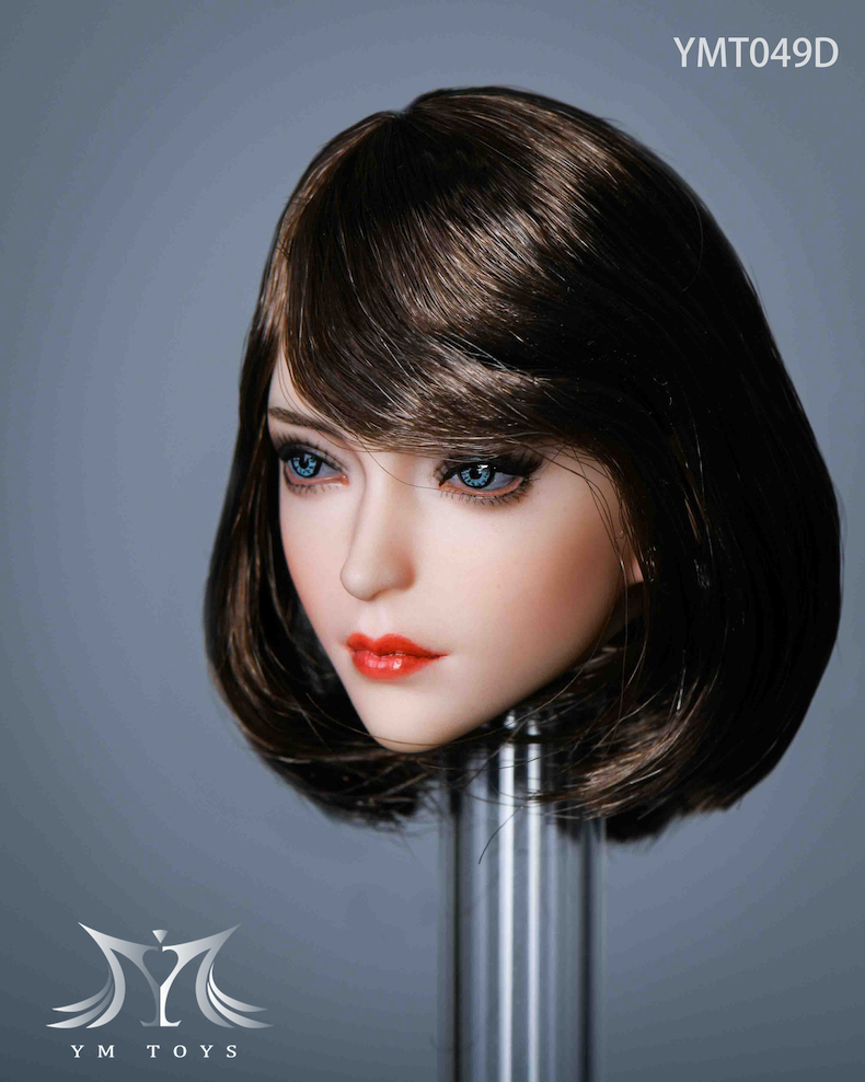 NEW PRODUCT: YMToys: 1/6 Hair transplant beauty head carving orange YMT049 21182110