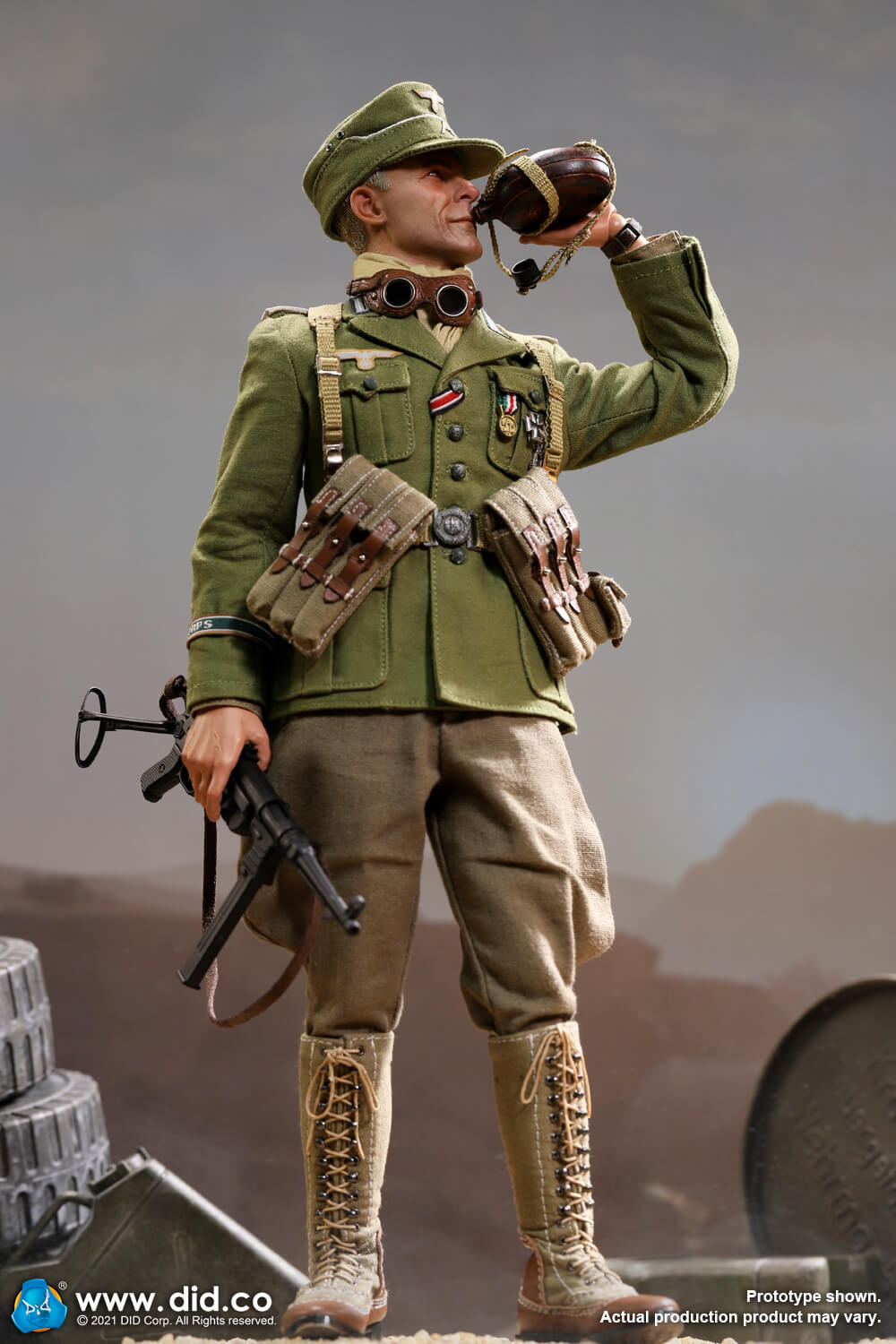 InfantryCaptain - NEW PRODUCT: DiD: D80151 WW2 German Afrika Korps Infantry Captain – Wilhem 21191