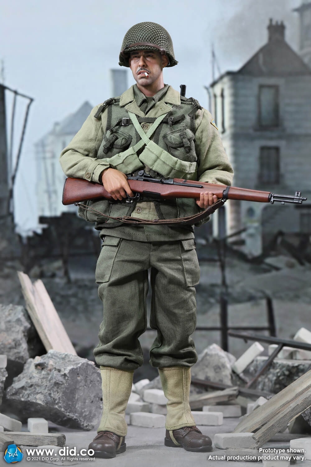 WWII - NEW PRODUCT: DiD: A80155  WWII US 2nd Ranger Battalion Series 6 – Private Mellish 21211