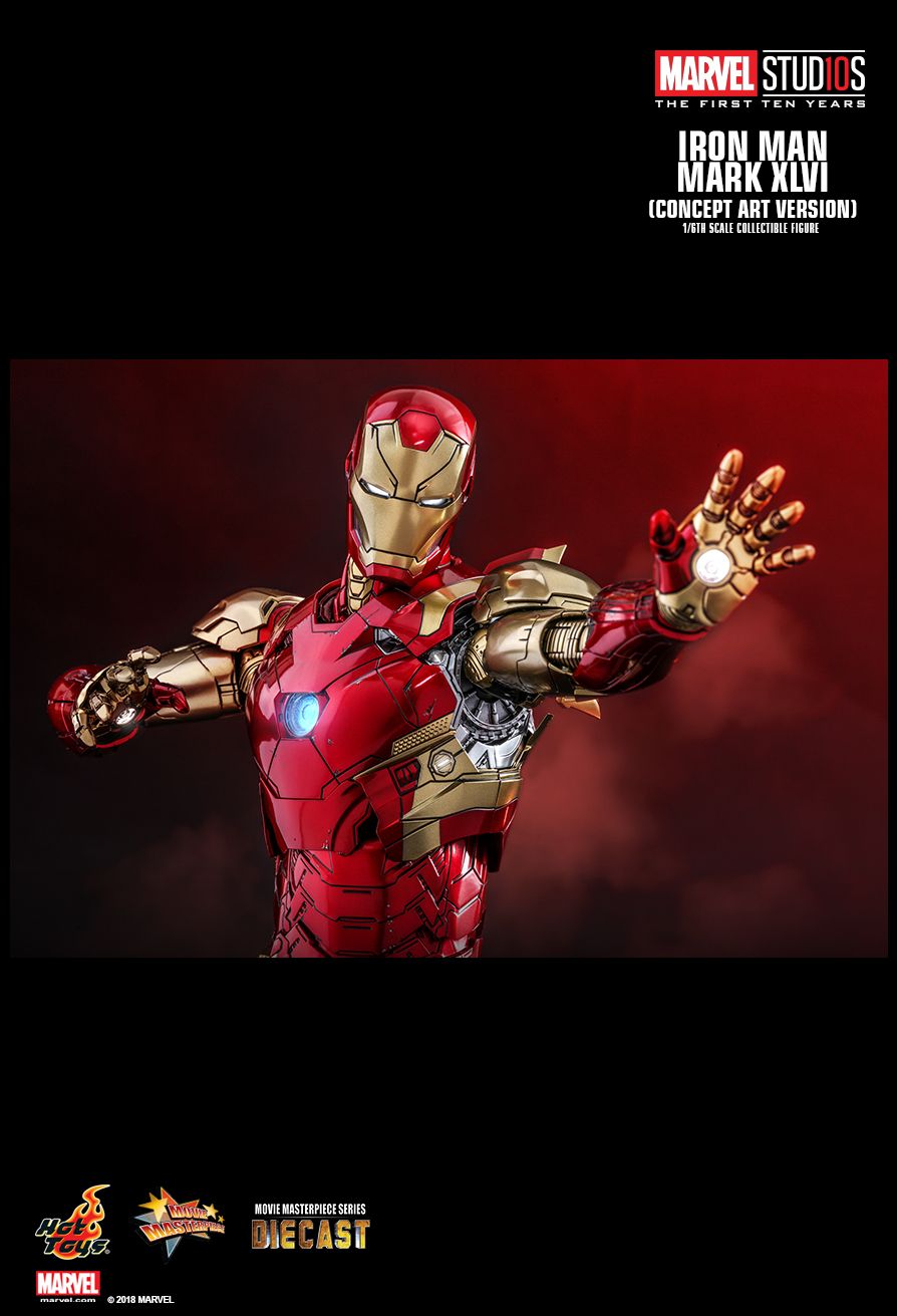 Ironman - NEW PRODUCT: HOT TOYS: MARVEL STUDIOS: THE FIRST TEN YEARS IRON MAN MARK XLVI (CONCEPT ART VERSION) 1/6TH SCALE COLLECTIBLE FIGURE 2123