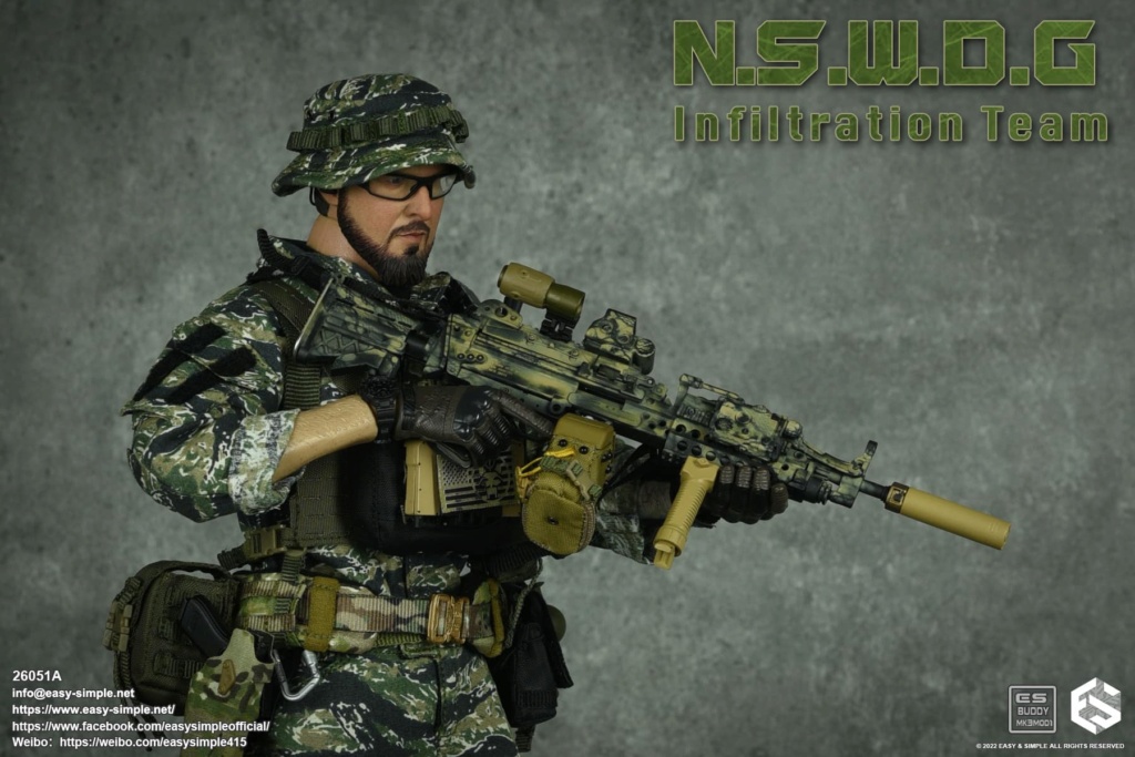 ModernMilitary - NEW PRODUCT: EASY AND SIMPLE 1/6 SCALE FIGURE: N.S.W.D.G INFILTRATION TEAM - (2 Versions) 21240