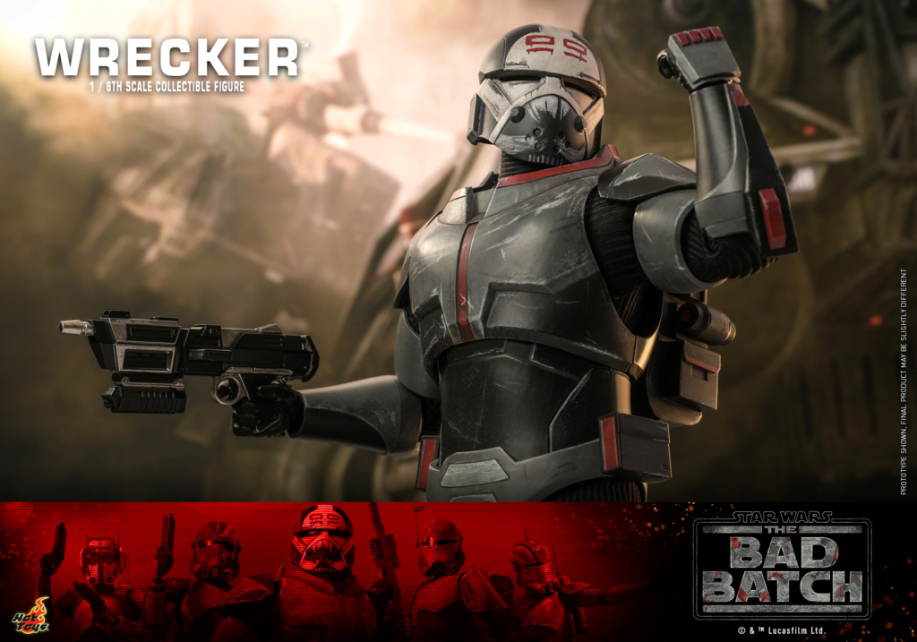 StarWars - NEW PRODUCT: HOT TOYS: Star Wars: The Bad Batch™ - 1/6th scale Wrecker™ Collectible Figure 21277