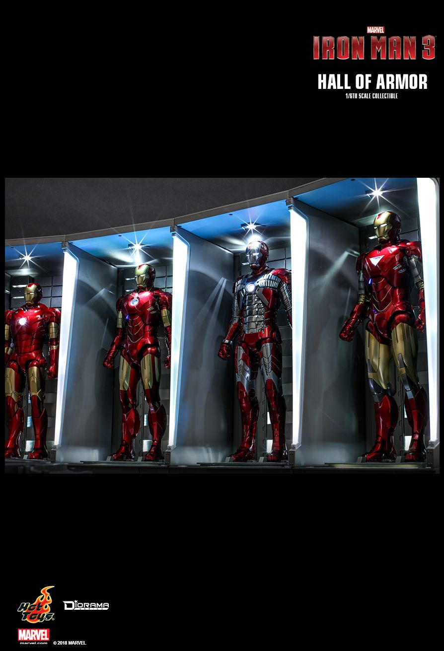 diorama - NEW PRODUCT: HOT TOYS: IRON MAN 2 HALL OF ARMOR 1/6TH SCALE COLLECTIBLE 2154
