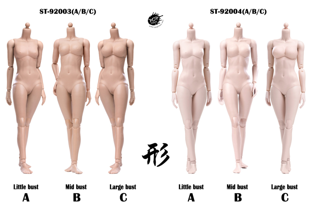 poptoys - NEW PRODUCT: POPTOYS: 1 / 6 shape series [modified version] high movable female body - 92003 & 4 joint / 92005 & 6 plastic 21560610