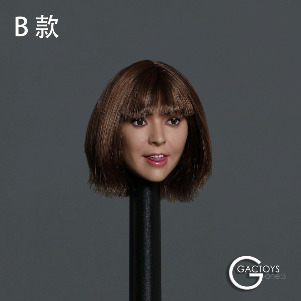 NEW PRODUCT: GACToys: 1/6 beautiful head carving with facial expression [A, B, C, D total 4 styles] GC038# 21570511