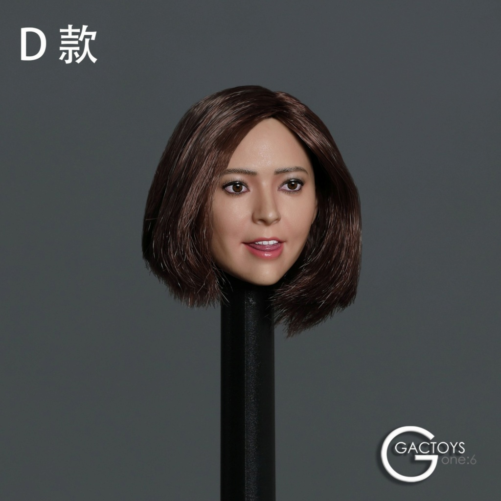 NEW PRODUCT: GACToys: 1/6 beautiful head carving with facial expression [A, B, C, D total 4 styles] GC038# 21570515