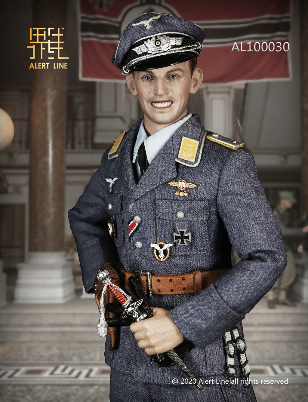 Military - NEW PRODUCT: Alert Line game model: 1/6 WWII Luftwaffe Ace Pilot #AL100030- Update price and description 21591710