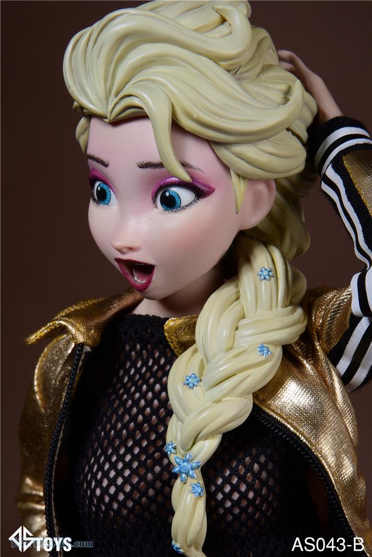 female - NEW PRODUCT: ASTOYS: (AS043) 1/6 Movable eye Snow Oueen Elsa Headsculpt 3 Versions: (A - Smile) (B - Mouth Open) (C - Toothy Smile) 21720122