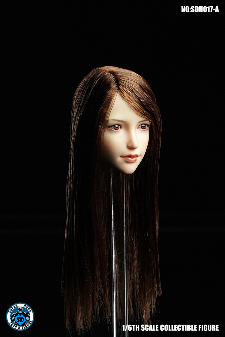 NEW PRODUCT: SUPER DUCK New product: 1/6 SDH017 Female head carving - ABC three models 2203