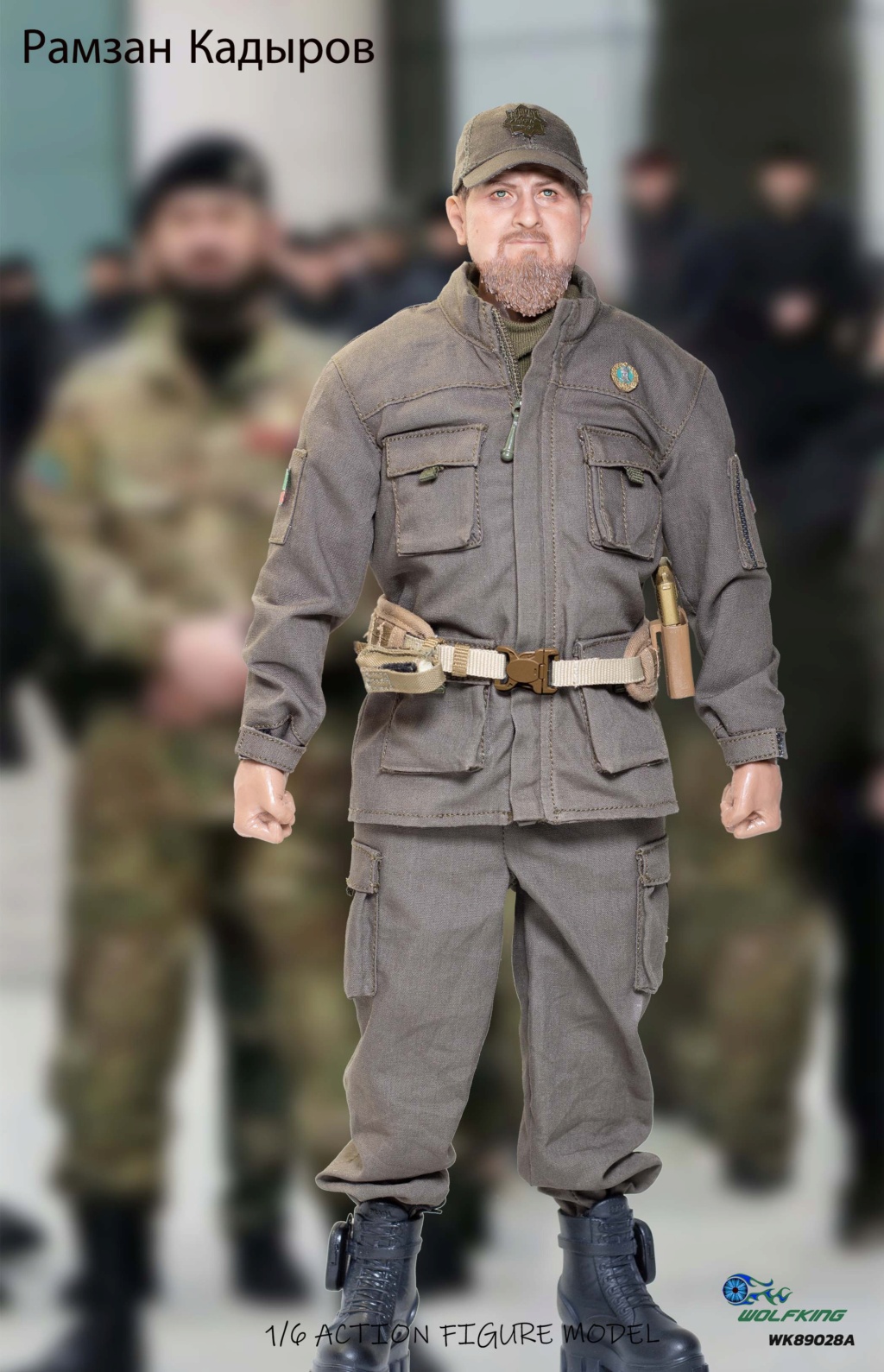 WolfKing - NEW PRODUCT: WOLFKING: 1/6 President of Chechnya - Kadyrov Action Figure (WK-89028A) 22031612