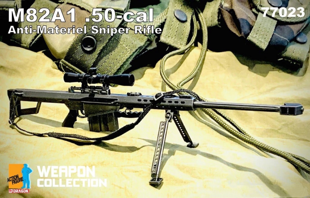 modernmilitary - NEW PRODUCT: DML: 1/6 American Barrett M82A1.50 Caliber Anti-Equipment Sniper Rifle Sand Color Two Models [#77023 77026] 22035210