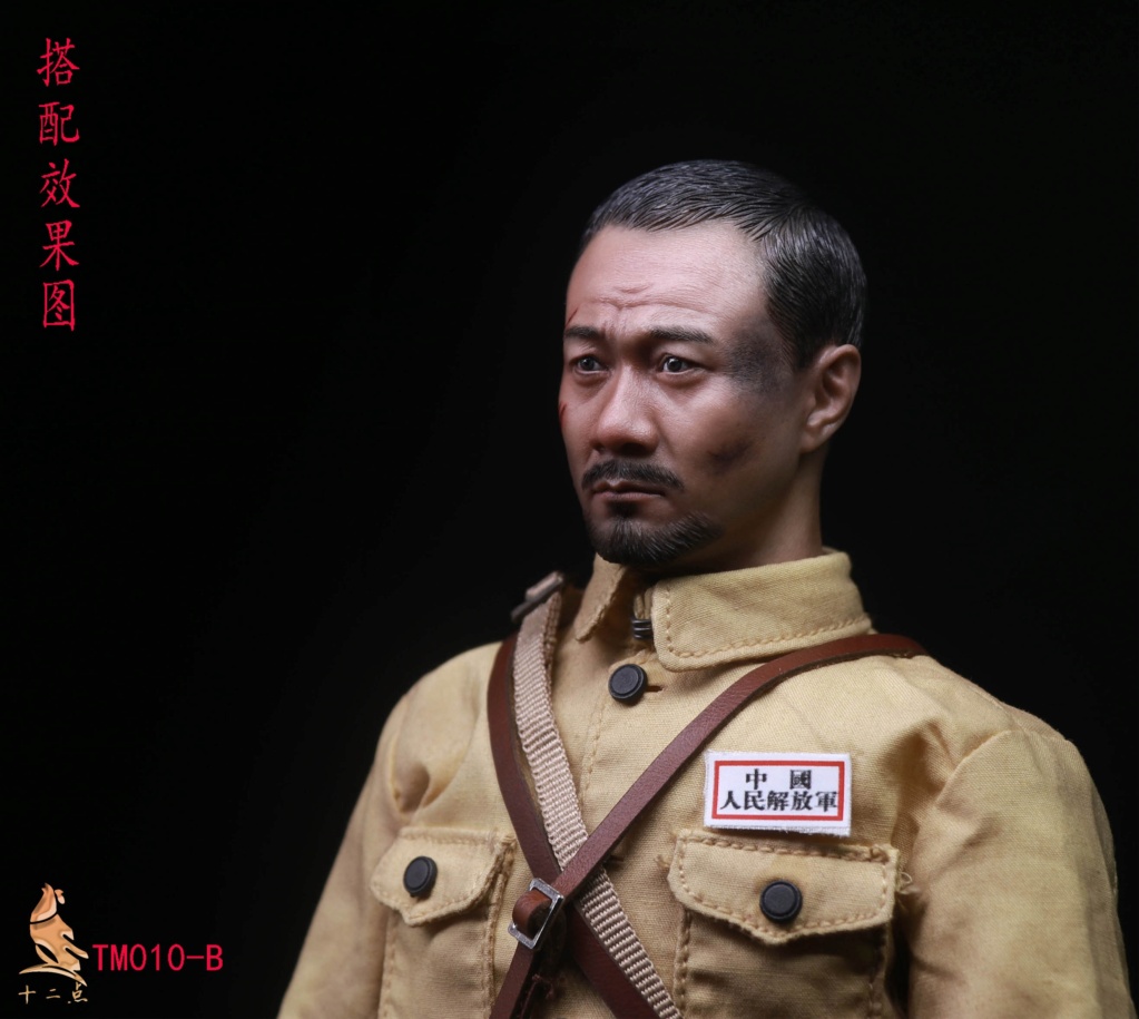 chinese - NEW PRODUCT: 12:12: 1/6 Chinese MINS VOLUNTEERS Series Head Sculpt - Gunner (TM010A-TM010B) 22060711
