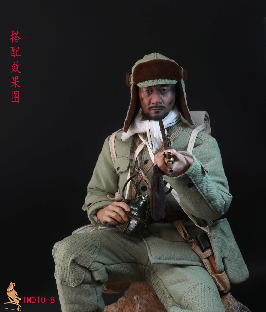 chinese - NEW PRODUCT: 12:12: 1/6 Chinese MINS VOLUNTEERS Series Head Sculpt - Gunner (TM010A-TM010B) 22060810