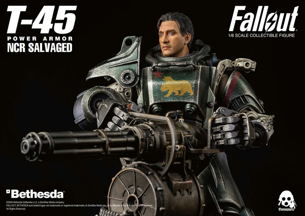 Threezero - NEW PRODUCT: Threezero: 1/6 scale Fallout T-45 NCR Salvaged Power Armor 22141