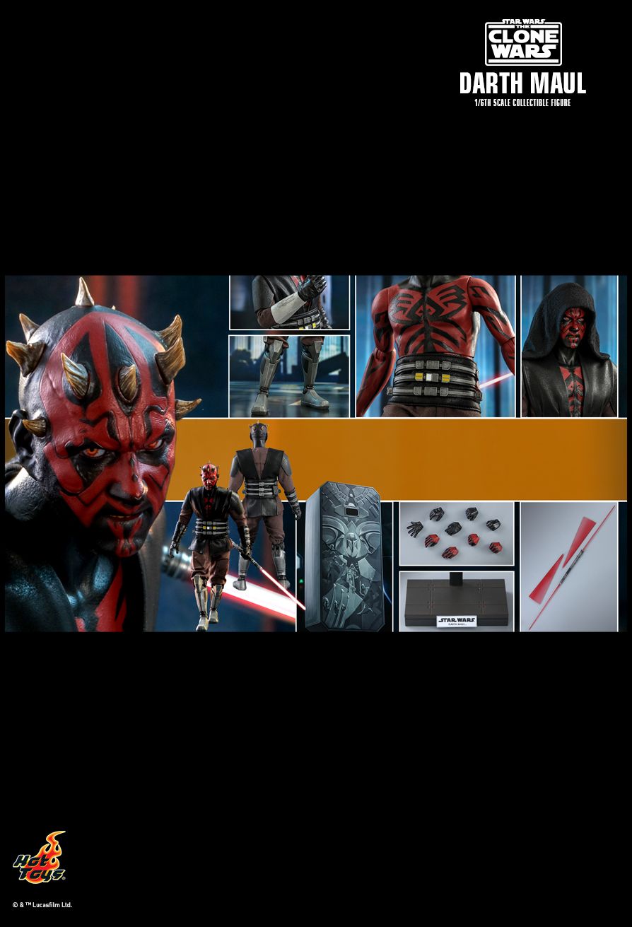 Movie - NEW PRODUCT: HOT TOYS: STAR WARS: THE CLONE WARS™ DARTH MAUL™ 1/6TH SCALE COLLECTIBLE FIGURE 22144