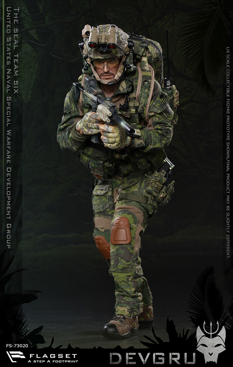 flagset - NEW PRODUCT: FLAGSET: 1/6 US Seal 6 Team DEVGRU - Jungle Dagger Action (#73020) 22174310