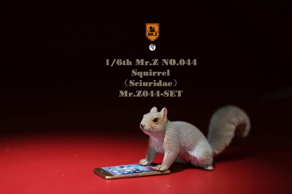 animal - NEW PRODUCT: MR.Z: 1/6 Simulated Animal Model No. 44-"Golden Rat Welcome Spring" Little Squirrel Set (A / B Set) 22185810