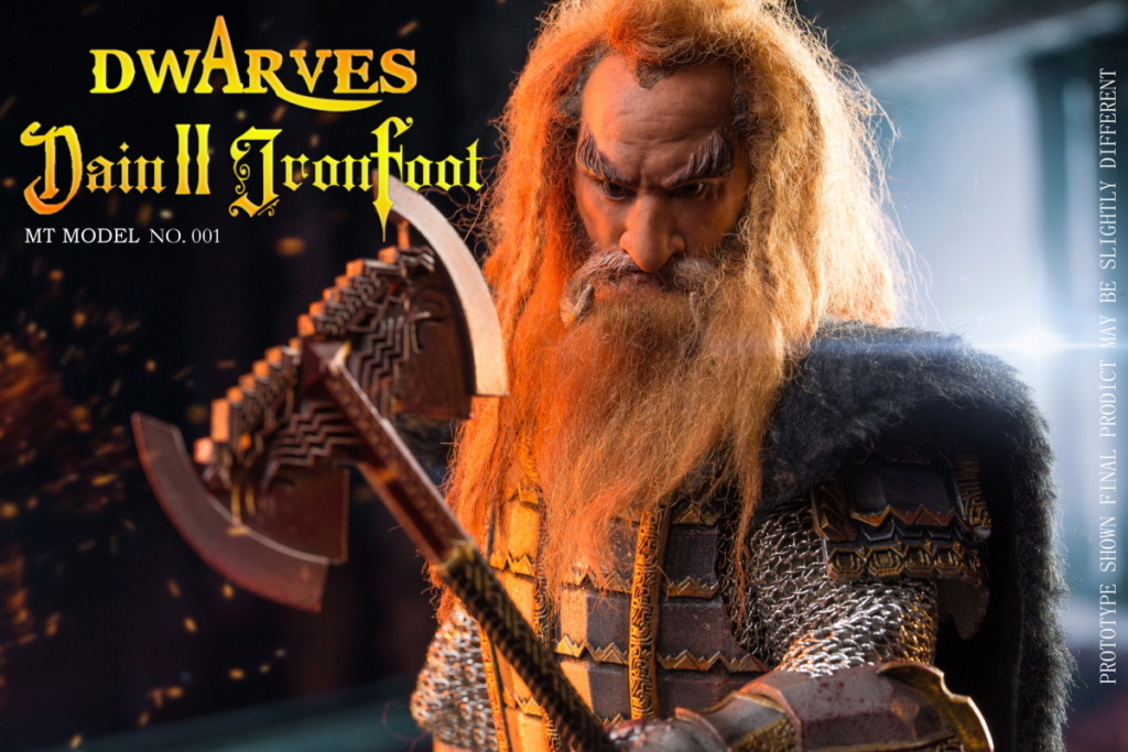 dwarf - NEW PRODUCT: Mantian model: 1/6 alloy die-cast Dwarves Dain II Ironfoot movable doll (MT001) 22192811