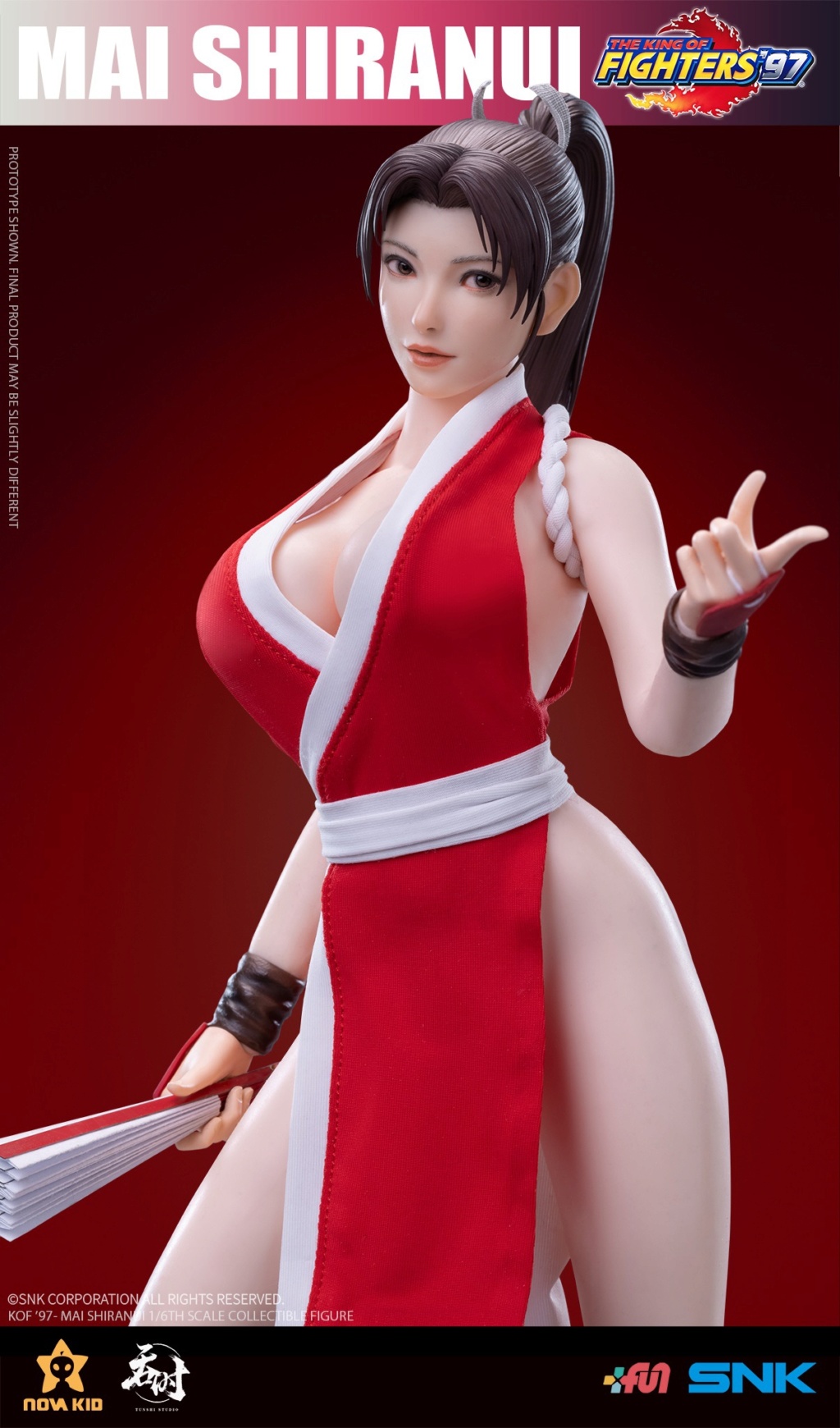 KingofFighters97 - NEW PRODUCT: Tunshi Studio: SNK Genuine Licensing "King of Fighters 97" - Mai Shiranui (MAI SHIRANUI) 1/6 movable cloth puppet 22203810