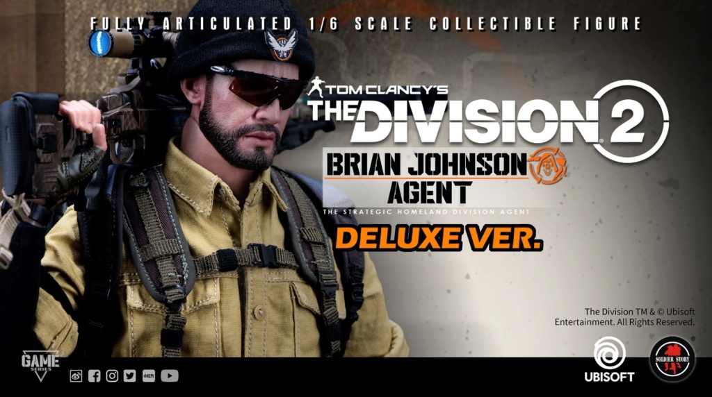 NEW PRODUCT: Soldierstory: 1/6 Tom Clancy's The Division 2 - Agent Brian Johnson Universal/Deluxe SSG-005/006 22222810