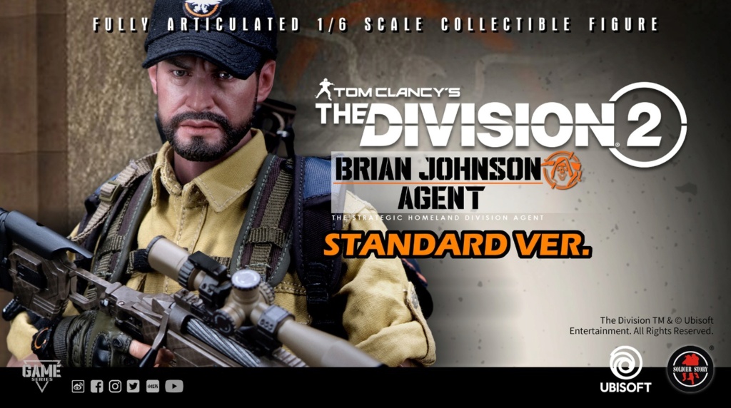 NEW PRODUCT: Soldierstory: 1/6 Tom Clancy's The Division 2 - Agent Brian Johnson Universal/Deluxe SSG-005/006 22265511