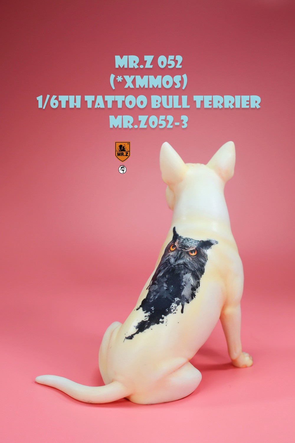 NEW PRODUCT: Mr.Z model: 1/6 simulation animal model No. 52-Tattoo Bull Terrier (all 5 colors) 22290510