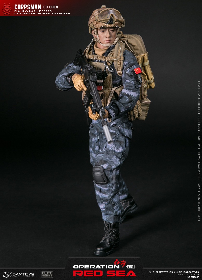 SpecialBattleBrigade - NEW PRODUCT: DAMTOYS: 1/6 Red Sea Action-PLA Marine Corps "蛟龙" Special Battle Brigade Medical Staff Lu Wei DMS009 22301710