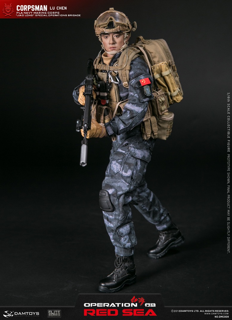 RedSeaAction - NEW PRODUCT: DAMTOYS: 1/6 Red Sea Action-PLA Marine Corps "蛟龙" Special Battle Brigade Medical Staff Lu Wei DMS009 22301910