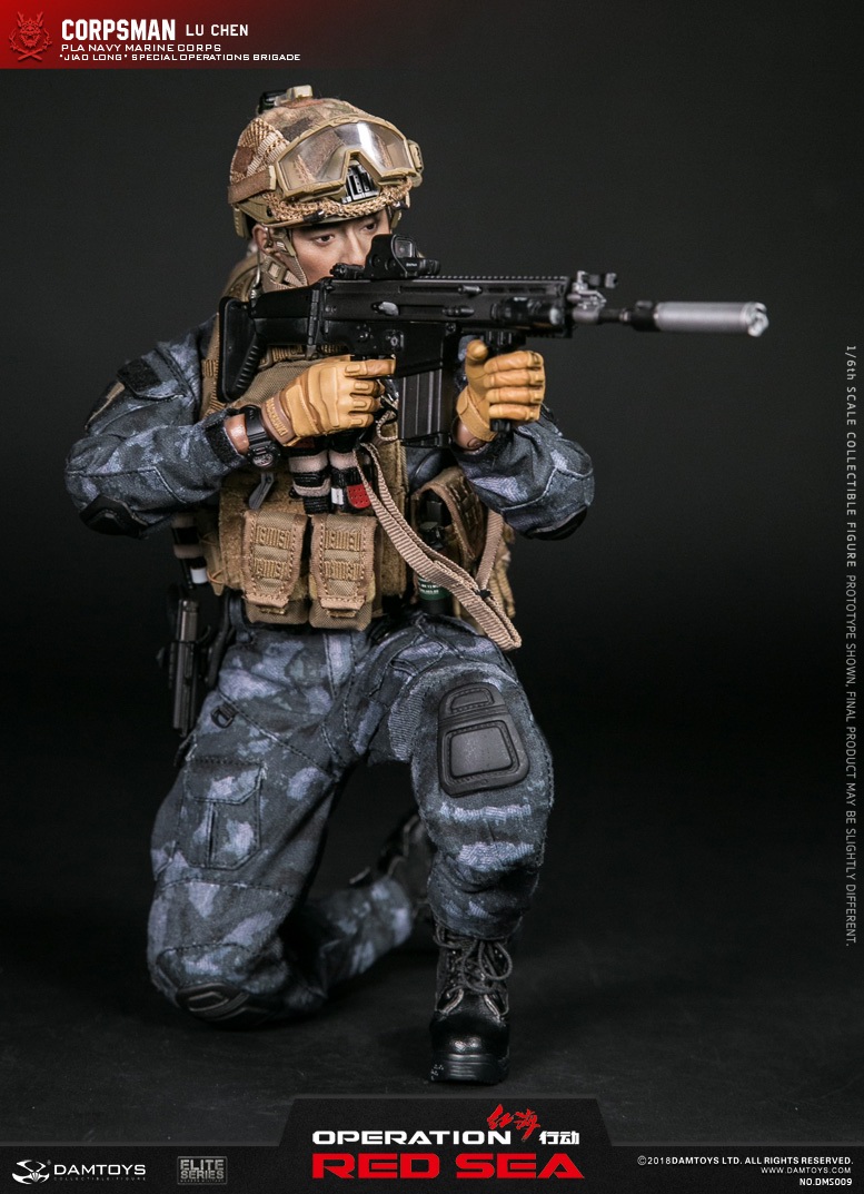 movie - NEW PRODUCT: DAMTOYS: 1/6 Red Sea Action-PLA Marine Corps "蛟龙" Special Battle Brigade Medical Staff Lu Wei DMS009 22302410