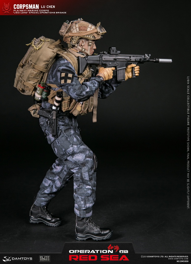 LuWei - NEW PRODUCT: DAMTOYS: 1/6 Red Sea Action-PLA Marine Corps "蛟龙" Special Battle Brigade Medical Staff Lu Wei DMS009 22303410