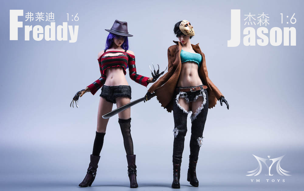 YMToys - NEW PRODUCT: YMTOYS: 1/6 Jason and Freddy-Women's Clothing Head Carving Accessory Kit 22303710