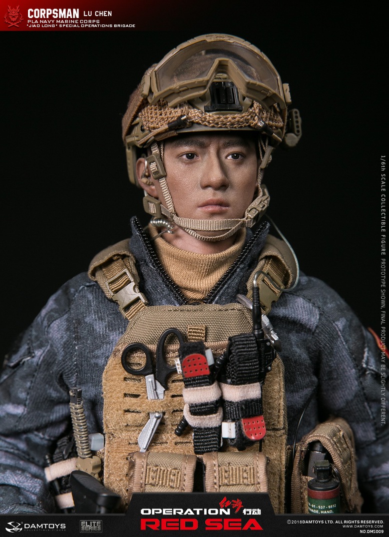 LuWei - NEW PRODUCT: DAMTOYS: 1/6 Red Sea Action-PLA Marine Corps "蛟龙" Special Battle Brigade Medical Staff Lu Wei DMS009 22333510