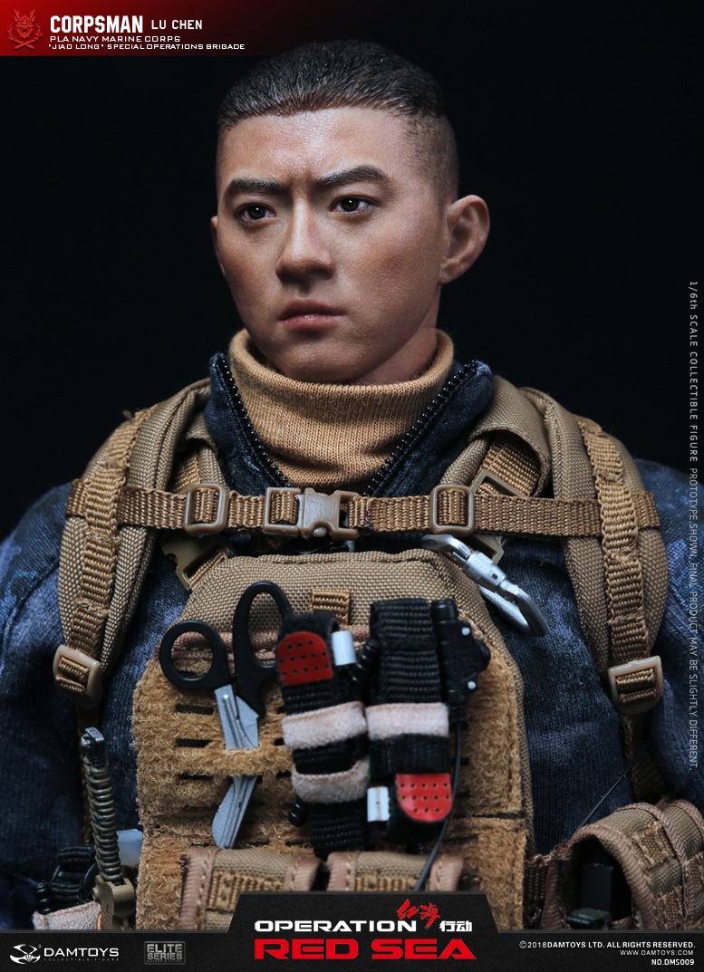 DAMToys - NEW PRODUCT: DAMTOYS: 1/6 Red Sea Action-PLA Marine Corps "蛟龙" Special Battle Brigade Medical Staff Lu Wei DMS009 22335410