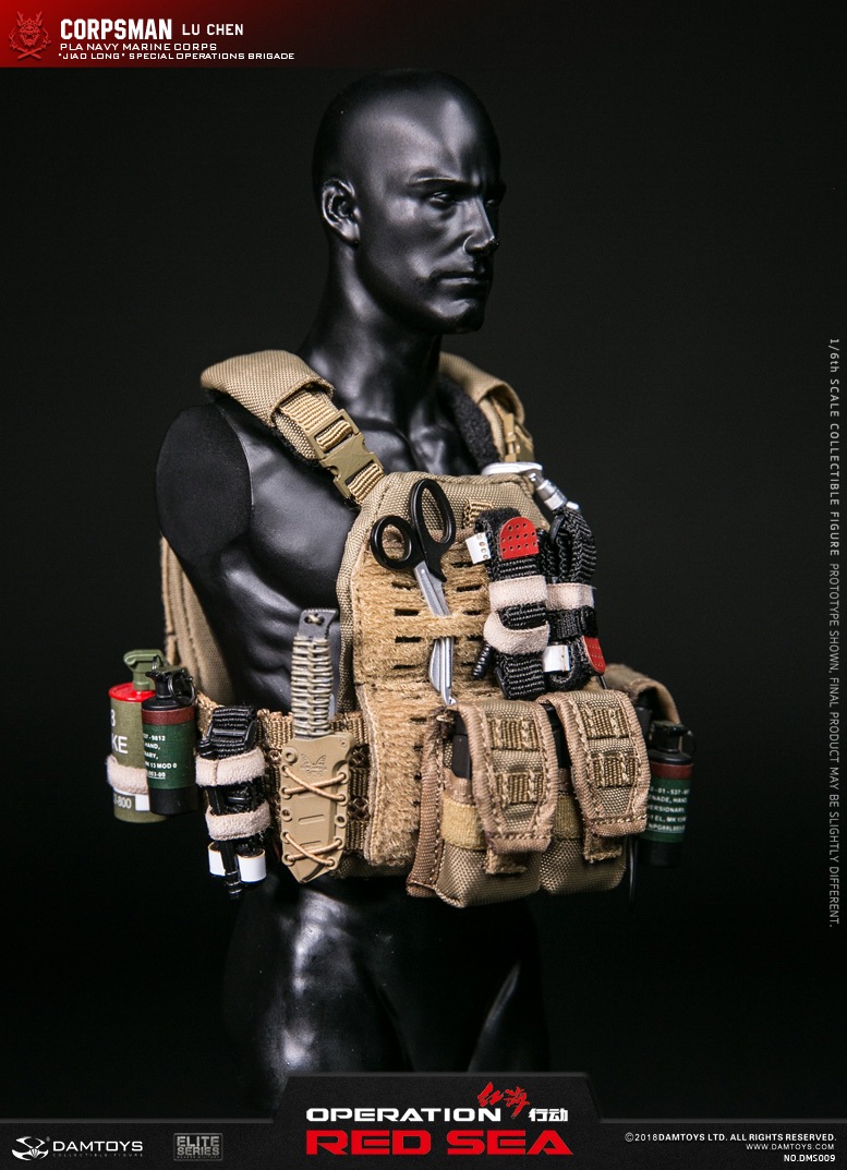 movie - NEW PRODUCT: DAMTOYS: 1/6 Red Sea Action-PLA Marine Corps "蛟龙" Special Battle Brigade Medical Staff Lu Wei DMS009 22340210