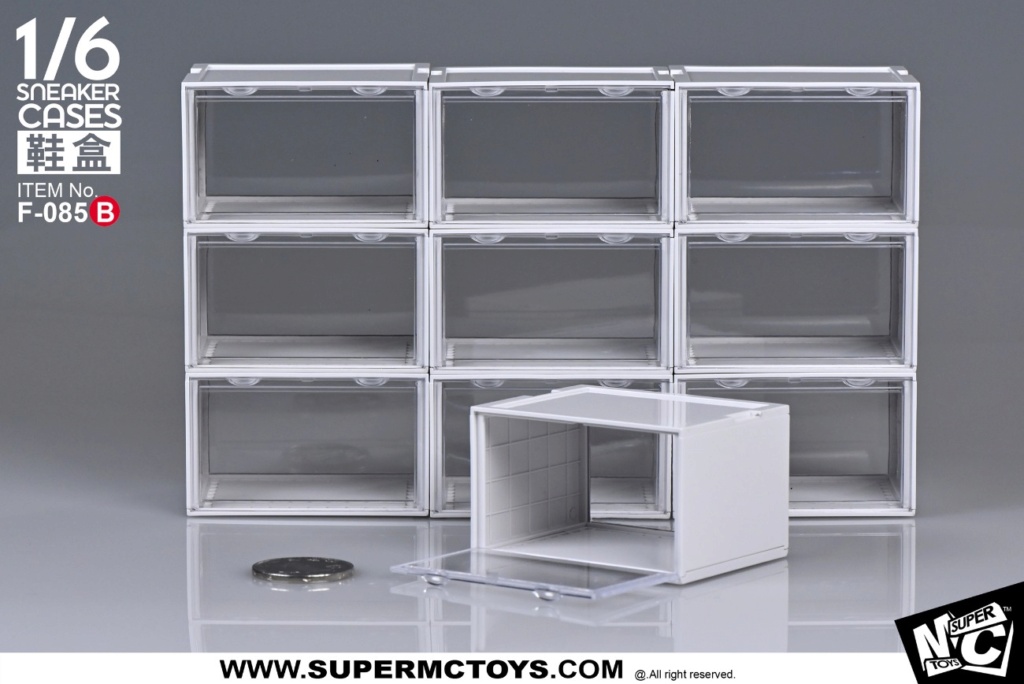 NEW PRODUCT: SUPERMCTOYS: F-085 1/6 shoe box black and white 2 colors 22400810