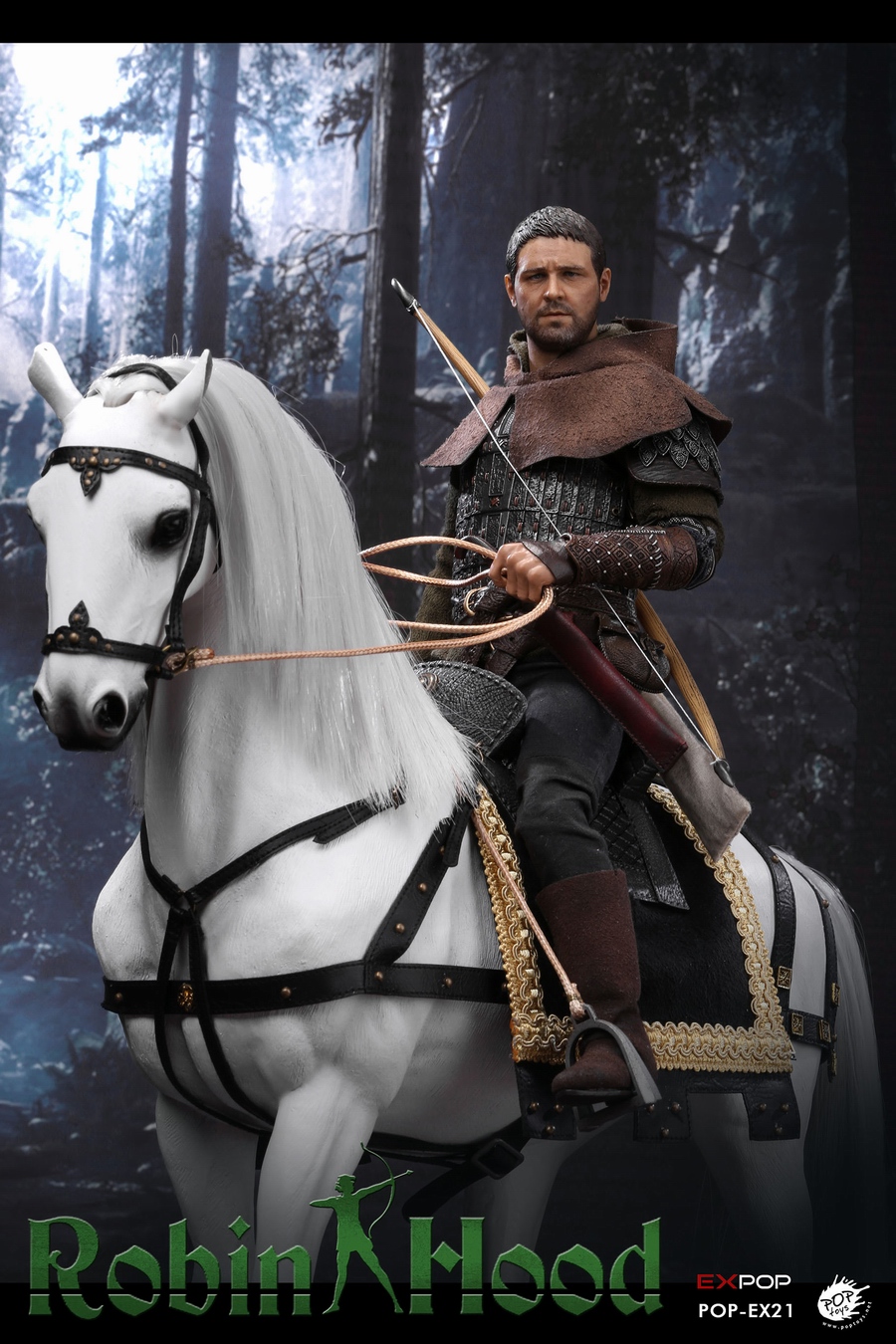 animal - NEW PRODUCT: POPTOYS: 1/6 EX21 Robin Hood Chivalrous Robin Hood - Double Head Carving & War Horse 22410110